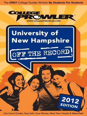 cover image of University of New Hampshire 2012